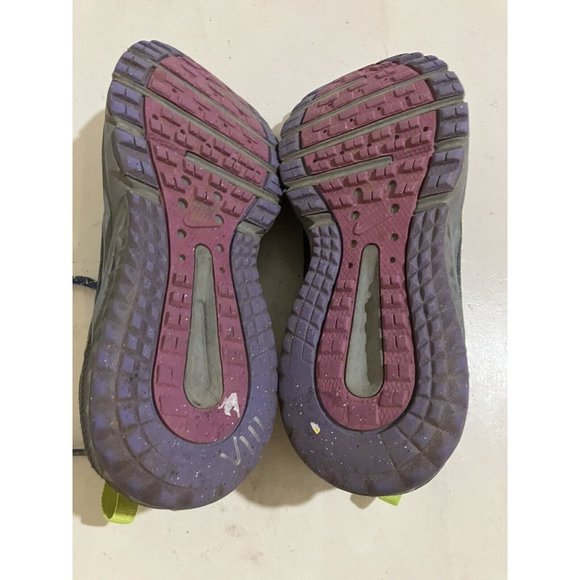 Nike 643074 Wild Trail Womens size 6 Gray Purple Yellow Running Hiking Shoes - Picture 7 of 8